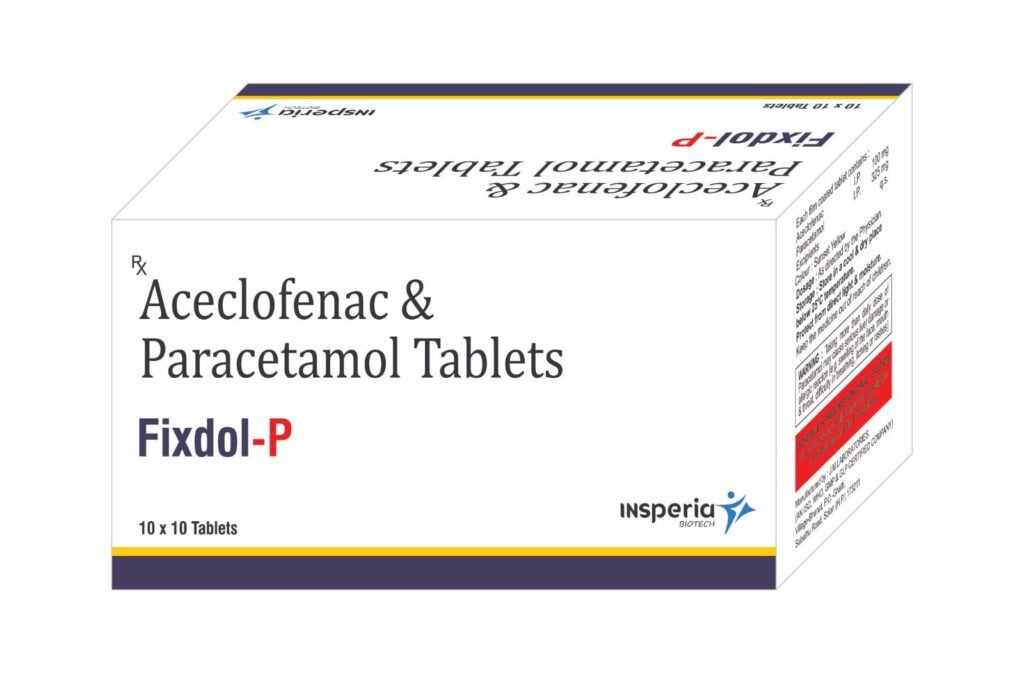 Aceclofenac & Paracetamol Tablets