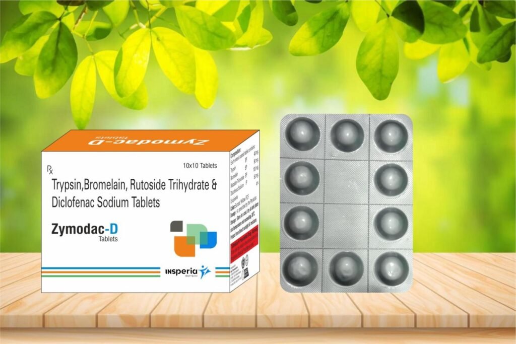 Trypsin, Bromelain, Rutoside Trihydrate