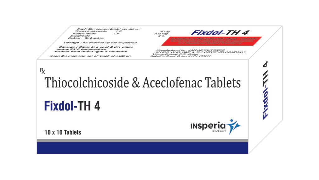 Thiocolchicoside & Aceclofenac Tablets